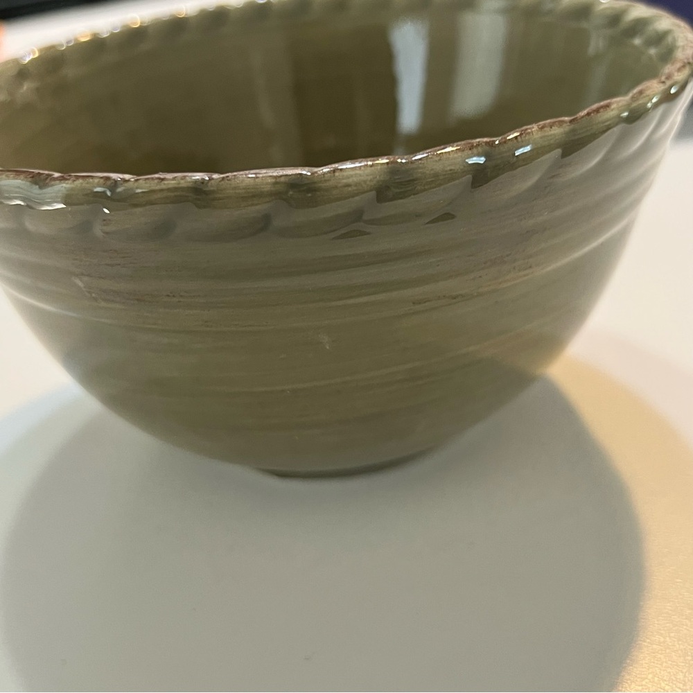 Artimino Tuscan Countryside Green Cereal/Soup Bowl - Picture 2 of 7